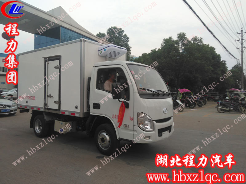 2019/09/04 湖南劉總在湖北程力集團訂購一臺國六躍進冷藏車，單號12654